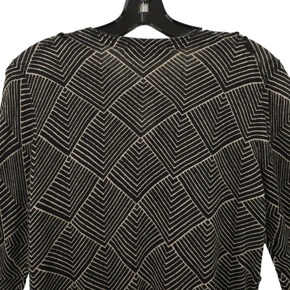 Ann Taylor Loft Button Front Knit Cardigan M Geometric Sequins Light Weight NEW - Picture 12 of 15